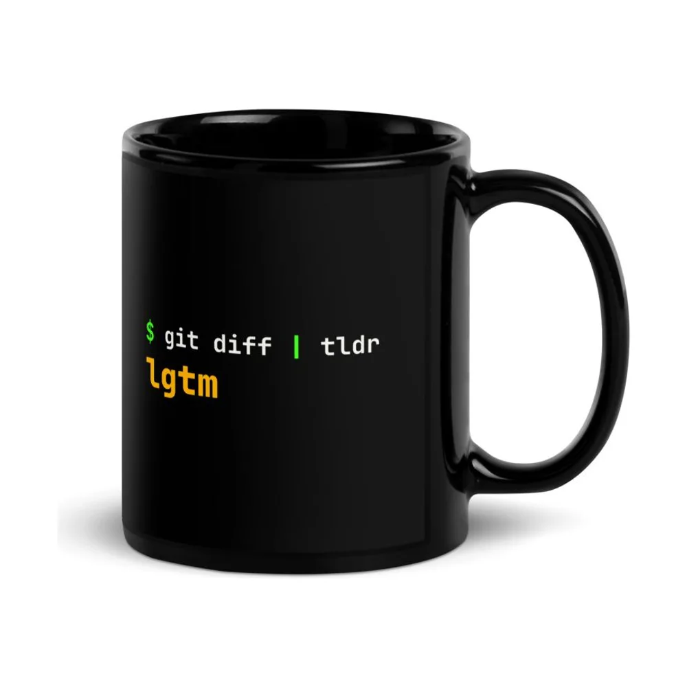 diff | tldr AI coding mug