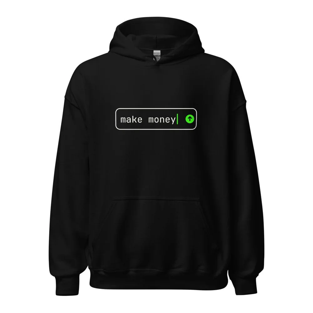 make money AI coding hoodie